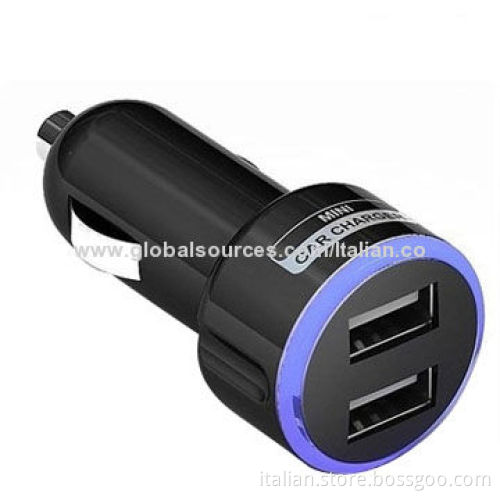 2.1A 2USB Car charger with LED Light